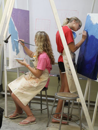 Girls Painting